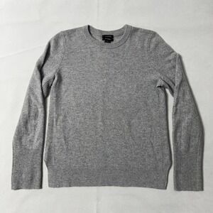Halogen Cashmere Sweater Women Small Gray Pullover
